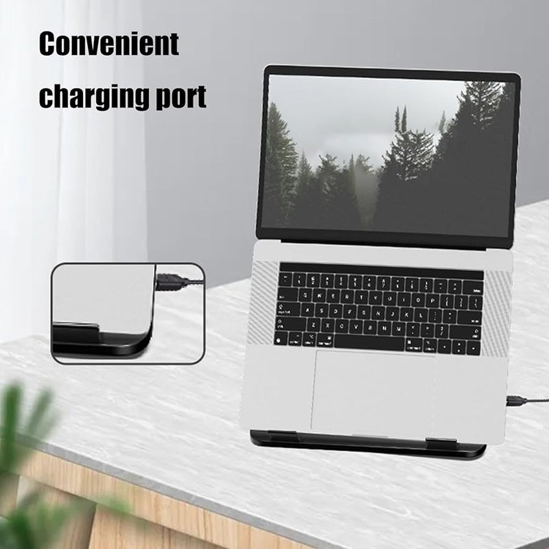 Adjustable Laptop Stand Foldable Bracket for Efficient Cooling Stable Height Ergonomic Design - Image 3